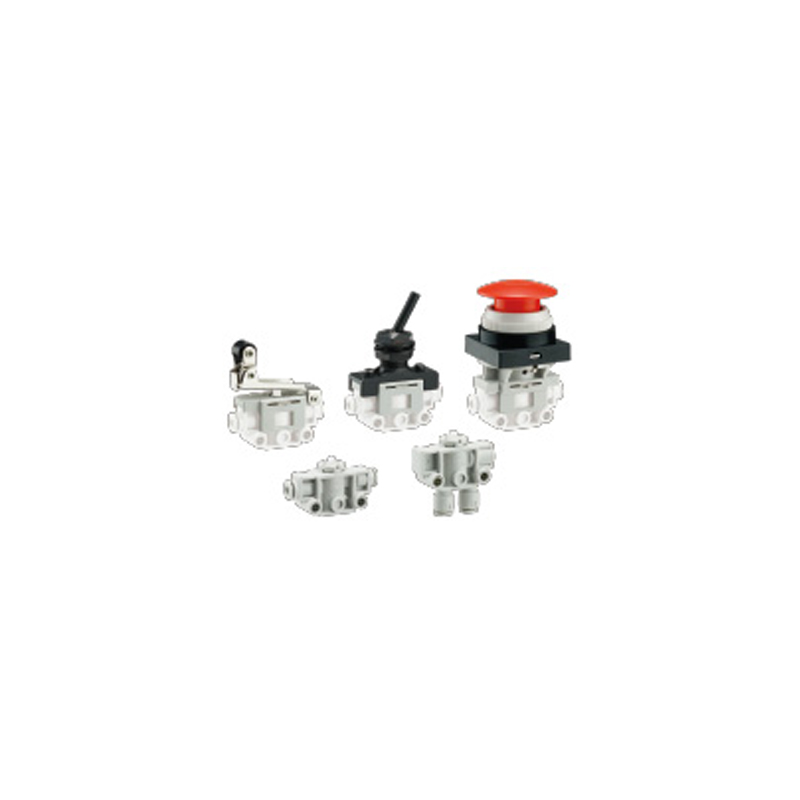 2/3-Port Mechanical Valve with One-touch Fitting VM100F