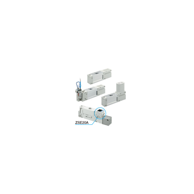 Multistage Ejector (With built-in ZSE20A vacuum pressure switch)  ZL1/ZL3/ZL6