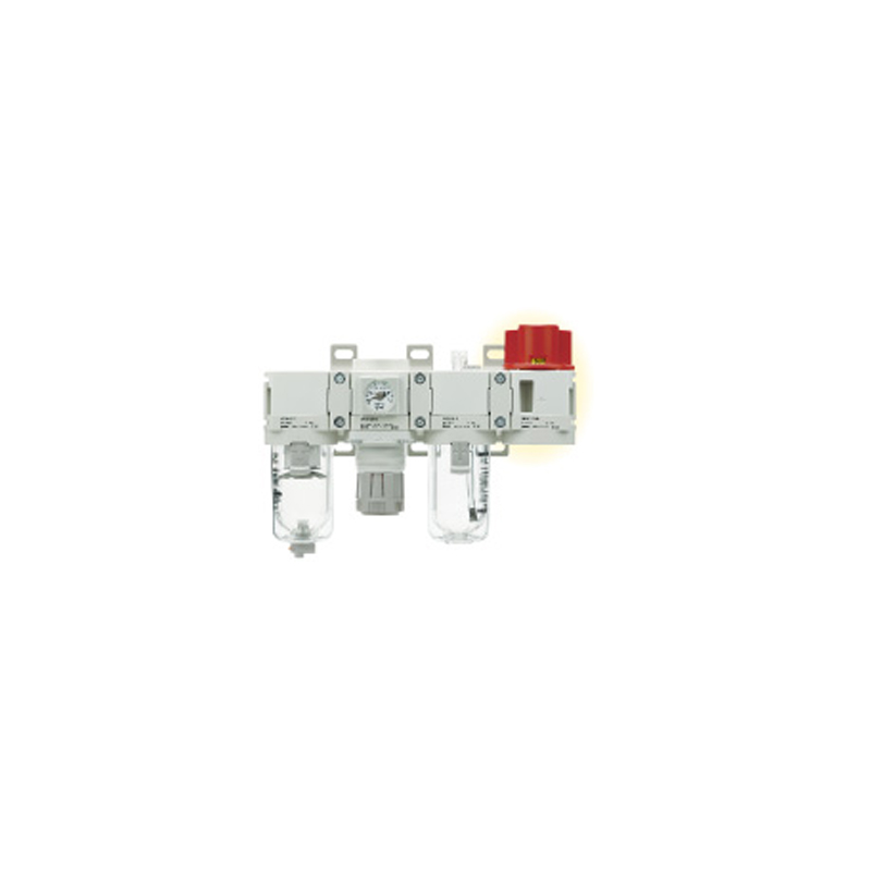 OSHA Standard Compliant Pressure Relief 3-Port Valve with Locking Holes VHS□-D/VHS□W-D