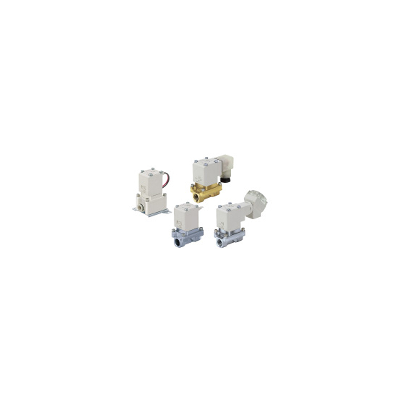 Zero pressure differential action pilot operated two-way solenoid valve VXZ